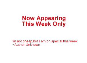 Sophie Appears For One Week Only